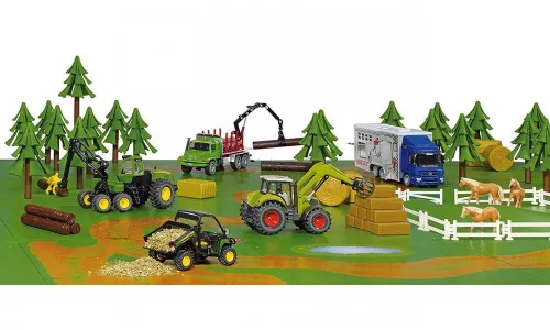 Siku World földút, erdő kiegészítő készlet - 5699 - Autópálya, farm