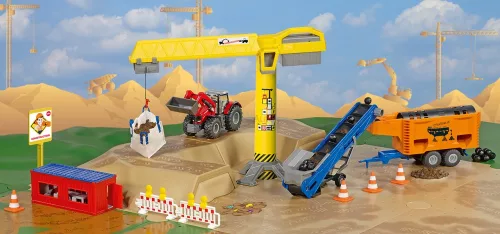 Siku World - Földmunkák készlet - Autópálya, farm - 5701