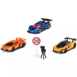   Siku 1:55 Lamborghini Veneno, Apollo I.E., McLaren Senna sportautó szett - 6328