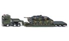 Siku 1:50 MAN harckocsi szállító katonai kamion + Leopard tank - 8612