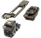 Siku 1:50 MAN harckocsi szállító katonai kamion + Leopard tank - 8612