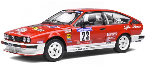 Solido 1:18 Alfa Romeo Alfetta GTV6 N 23 (1985) Rally Tour De Corse (Y.LOUBET - J.B.VIEU) versenyautó 1802306