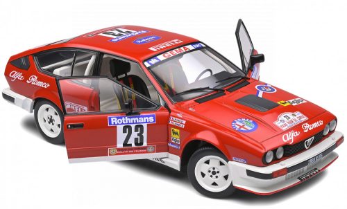 Solido 1:18 Alfa Romeo Alfetta GTV6 N 23 (1985) Rally Tour De Corse (Y.LOUBET - J.B.VIEU) versenyautó 1802306