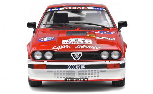 Solido 1:18 Alfa Romeo Alfetta GTV6 N 23 (1985) Rally Tour De Corse (Y.LOUBET - J.B.VIEU) versenyautó 1802306