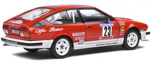 Solido 1:18 Alfa Romeo Alfetta GTV6 N 23 (1985) Rally Tour De Corse (Y.LOUBET - J.B.VIEU) versenyautó 1802306