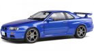 Solido 1:18 Nissan Skyline GT-R (R34) 1999 Bayside Blue sportautó 1804301