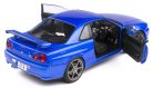 Solido 1:18 Nissan Skyline GT-R (R34) 1999 Bayside Blue sportautó 1804301