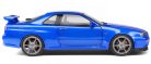 Solido 1:18 Nissan Skyline GT-R (R34) 1999 Bayside Blue sportautó 1804301