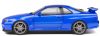 Solido 1:18 Nissan Skyline GT-R (R34) 1999 Bayside Blue sportautó 1804301
