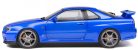 Solido 1:18 Nissan Skyline GT-R (R34) 1999 Bayside Blue sportautó 1804301