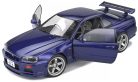 Solido 1:18 Nissan Skyline GT-R (R34) 1999 Midnight Purple sportautó 1804303