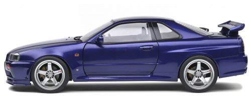 Solido 1:18 Nissan Skyline GT-R (R34) 1999 Midnight Purple sportautó 1804303