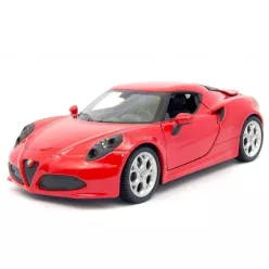 Welly 1:24 Alfa Romeo 4C (2013) sportautó 24048 - Piros