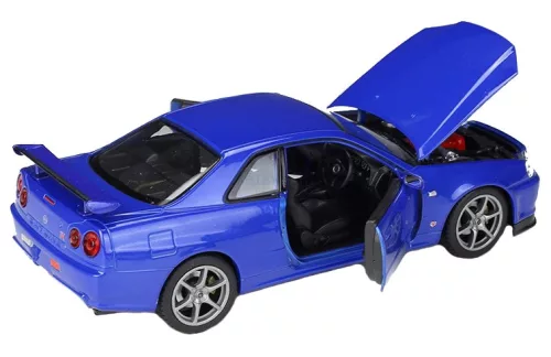 Welly 1:24 Nissan Skyline GT-R (R34) 1999 sportautó 24108