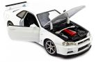 Welly 1:24 Nissan Skyline GT-R (R34) 1999 sportautó 24108